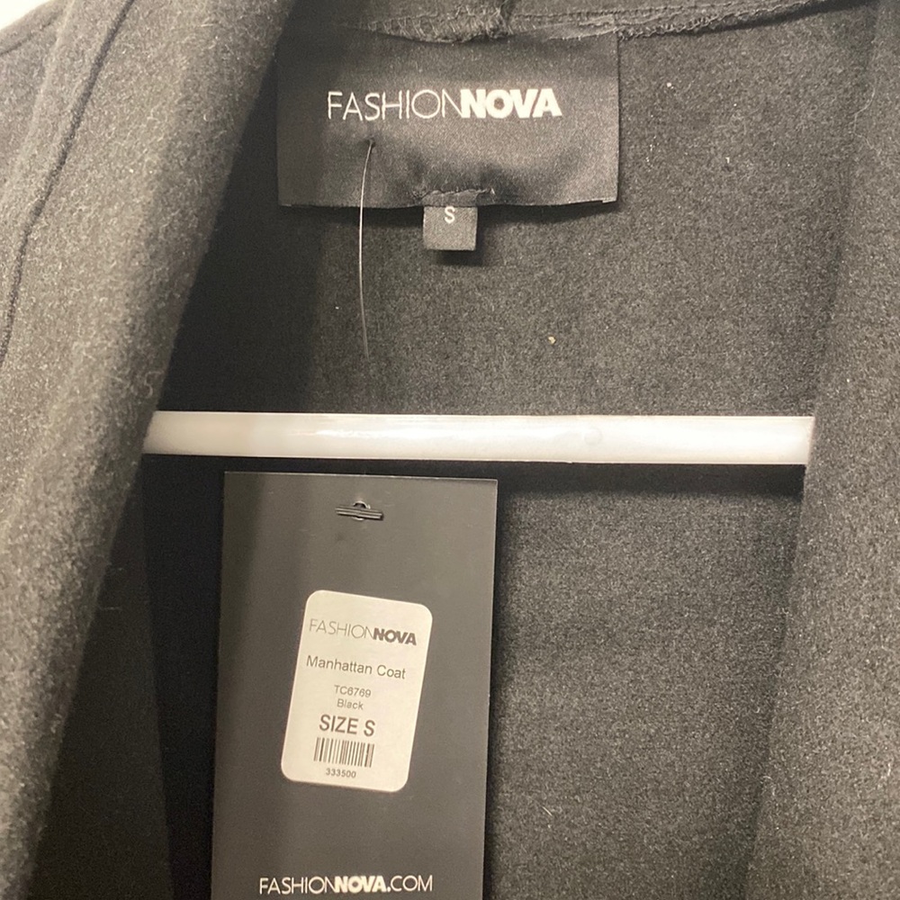 Fashion nova Manhattan coat.